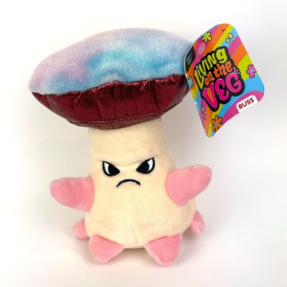 Russ Other - Living On The Veg #11 Grimsby Blue Top Plush Mushroom 2022 Fun Guy/Russ Series 1